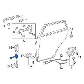 Toyota OE - Rear Door Check