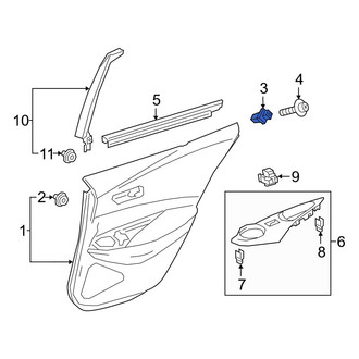 Toyota OE - Door Interior Trim Panel Grommet