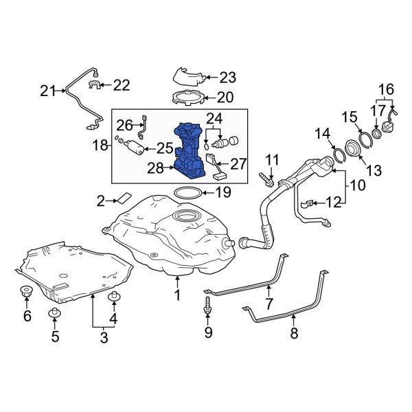 Fuel Pump and Strainer Set