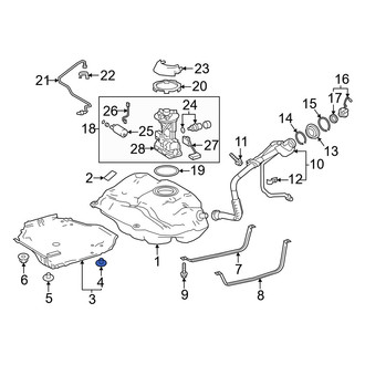 Toyota OE - Lower Fuel Tank Shield Grommet