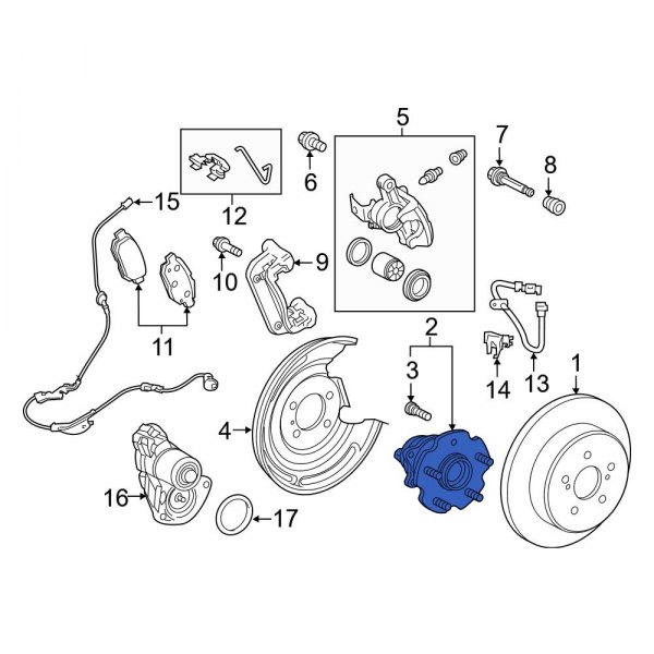 Wheel Bearing and Hub Assembly