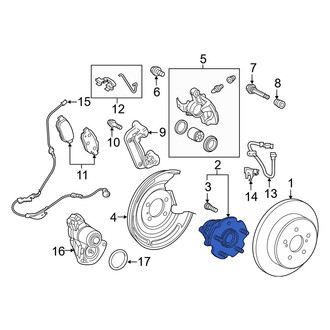Toyota OE - Rear Wheel Bearing and Hub Assembly
