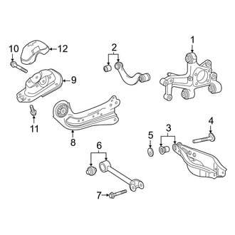 Toyota OE - Rear Suspension - Suspension Components (Hatchback)