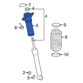 Toyota OE - Rear Suspension Shock Absorber Mount