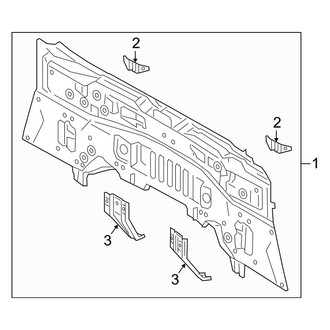 Toyota OE - Rear Body & Floor - Rear Body (Hatchback)