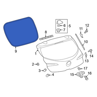 Toyota OE - Rear Hatch Seal