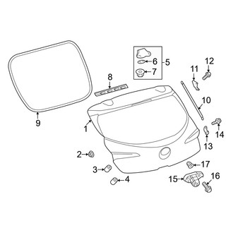 Toyota OE - Lift Gate - Gate & Hardware (Hatchback)