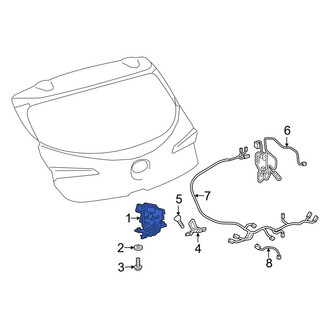 Toyota OE - Rear Liftgate Latch
