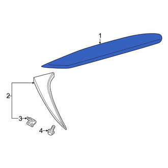 Toyota OE - Rear Center Spoiler