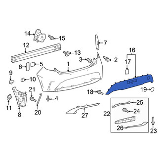 Toyota OE - Rear Valance Panel