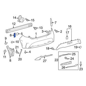 Toyota OE - Bumper Cover Insulator