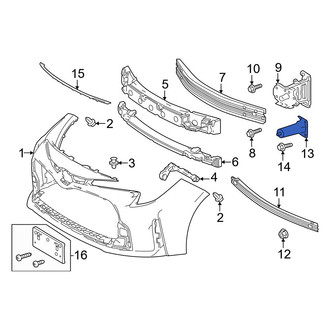 Toyota OE - Bumper Cover Reinforcement Bracket