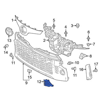 Toyota OE - Front Grille Molding