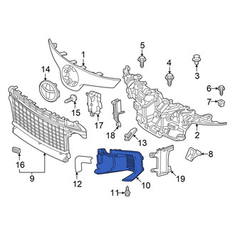 Toyota OE - Front Left Grille