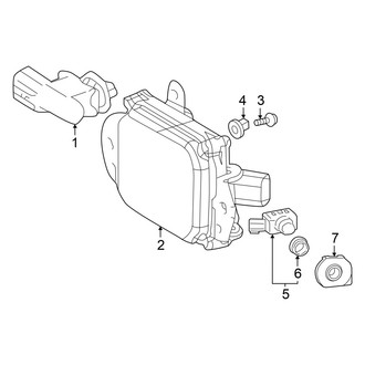 Toyota OE - Front Bumper & Grille - Electrical Components