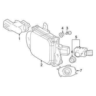 Toyota OE - Front Bumper & Grille - Electrical Components