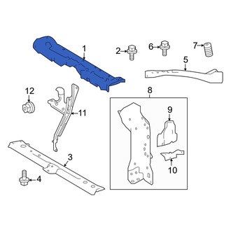 Toyota OE - Front Upper Radiator Support Tie Bar