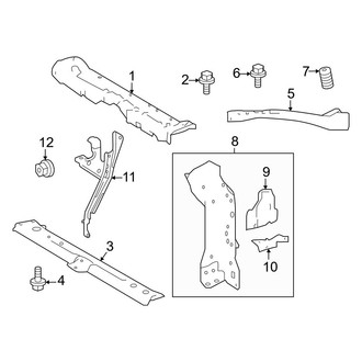 Toyota OE - Radiator Support