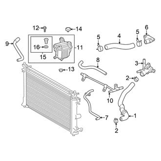 Toyota OE - Cooling - Radiator & Components (Reservoir & Hoses)