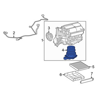 Toyota OE - HVAC Blower Motor Assembly