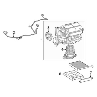 Toyota OE - Air Conditioner & Heater - Blower Motor & Fan