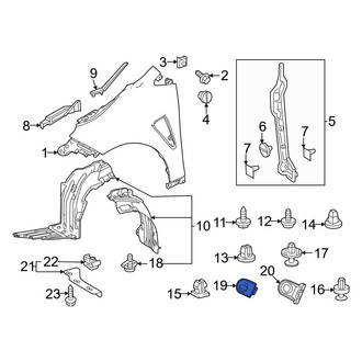 Toyota OE - Fender Liner Retainer