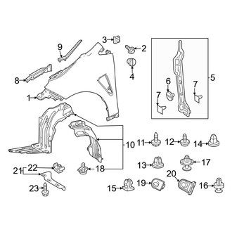 Toyota OE - Fender & Components