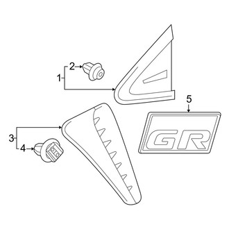 Toyota OE - Fender - Exterior Trim
