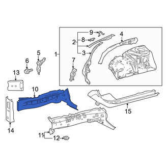 Toyota OE - Front Right Outer Frame Side Member
