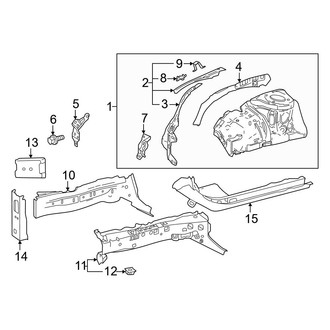 Toyota OE - Fender - Structural Components & Rails