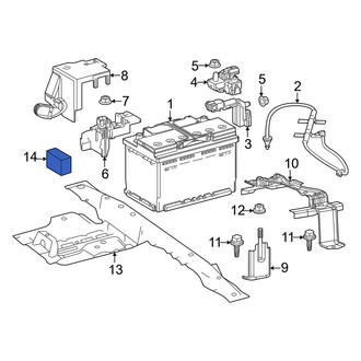 Toyota OE - Battery Tray Insulator