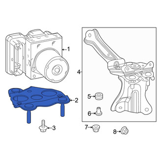 Toyota OE - Upper ABS Modulator Bracket