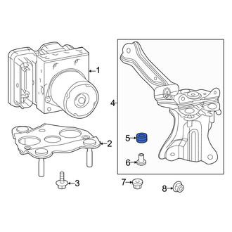 Toyota OE - ABS Modulator Insulator