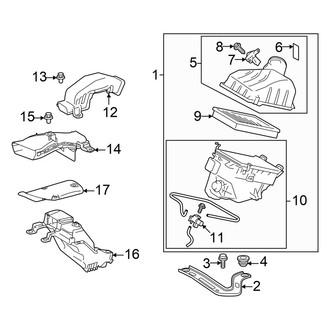 Toyota OE - Engine / Transaxle - Air Intake (Air Cleaner Assy)