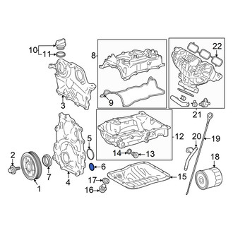 Toyota OE - Engine Timing Cover O-Ring