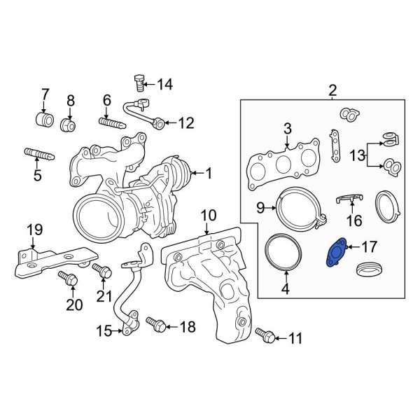 Turbocharger Oil Line Gasket