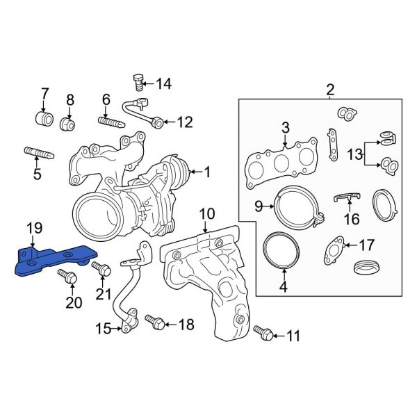 Turbocharger Mount Heat Shield