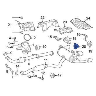 Toyota OE - Exhaust Control Valve Actuator