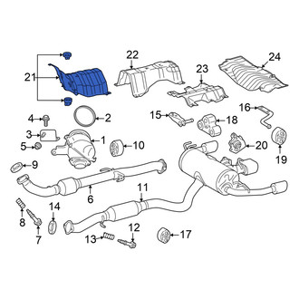 Toyota OE - Front Floor Pan Splash Shield