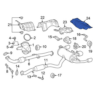Toyota OE - Rear Floor Pan Splash Shield