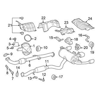Toyota OE - Exhaust System - Exhaust Components