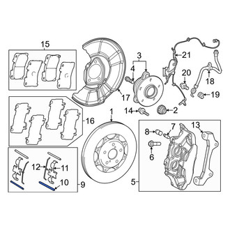 Toyota OE - Front Disc Brake Pad Pin