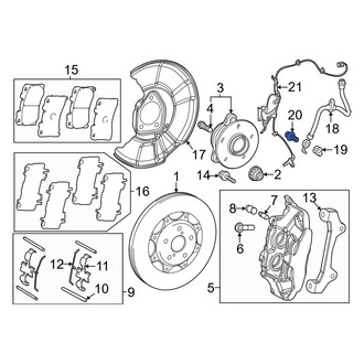 Toyota OE - Brake Hydraulic Hose to Caliper Bolt