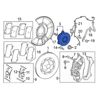 Toyota OE - Front Wheel Bearing and Hub Assembly