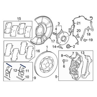 Toyota OE - Front Disc Brake Pad Set