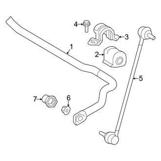 Toyota OE - Front Suspension - Stabilizer Bar & Components