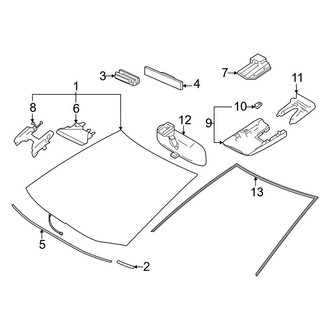 Toyota OE - Windshield - Glass