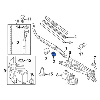 Toyota OE - Wiper Arm Nut