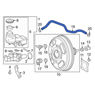 Toyota OE - Brake Vacuum Hose