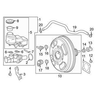 Toyota OE - Cowl - Components on Dash Panel